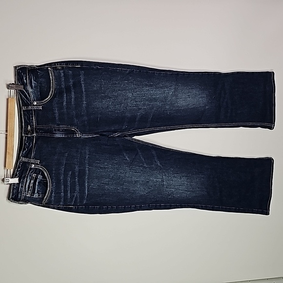 Silver Avery dark wash 36x33 high rise slim boot cut jeans - Picture 1 of 7